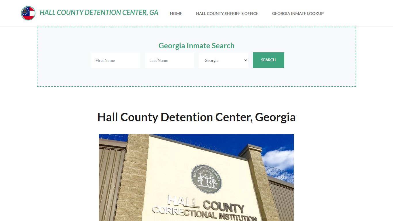 Hall County Detention Center, GA Inmate Roster, Offender Search